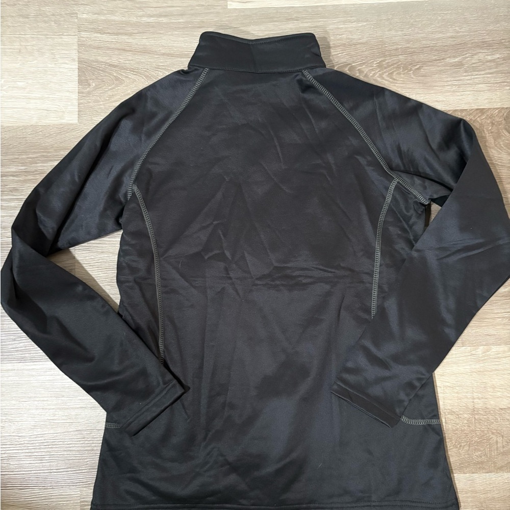 Eddie Bauer Womens Black Quarter-Zip Top - Picture 6 of 8